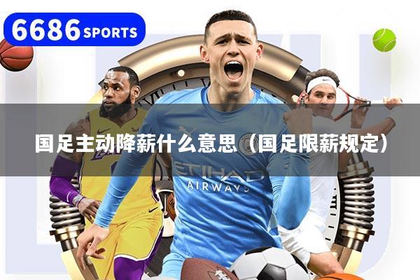 国足主动降薪什么意思（国足限薪规定）